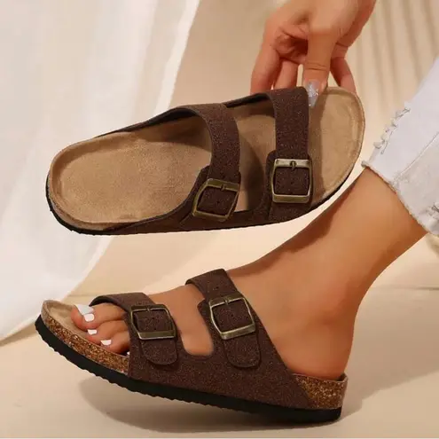 Women’s Flats Sandals–Adjustable Buckle Slip