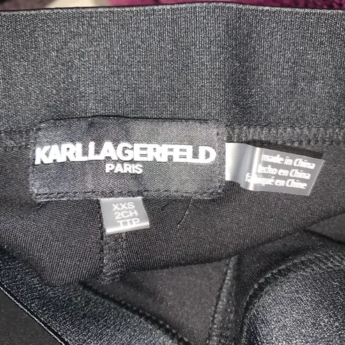Karl Lagerfeld Paris Black Leggings XXS