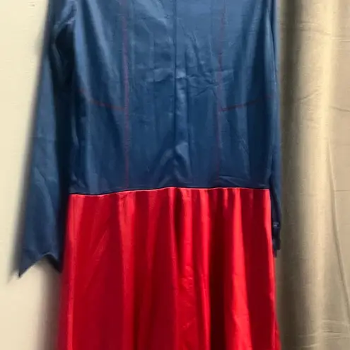 Rubies HALLOWEEN SUPERGIRL womens costume Large blue red dress cosplay