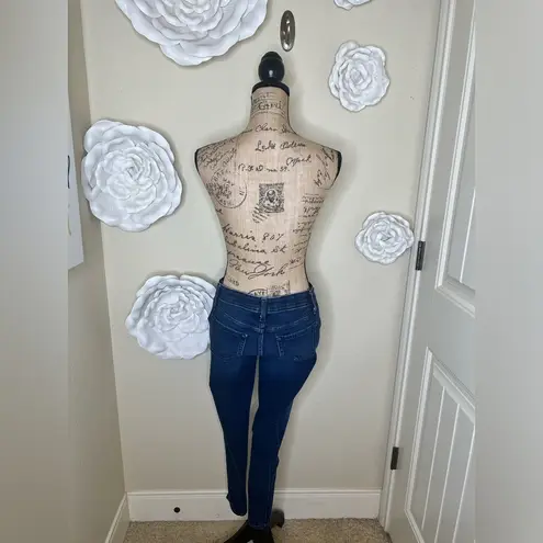 Isabel Maternity Low Rise Under Belly Dark Blue Skinny Maternity Jeans Sz 4