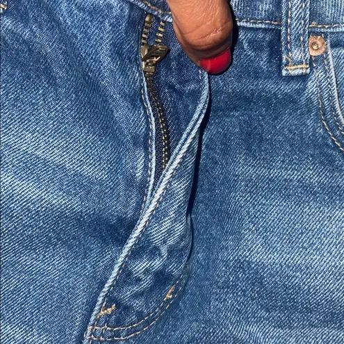 ROLLA'S High Rise Dark Blue Jean Shorts size 25