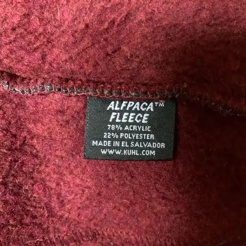 Kuhl S Alfpaca fleece gorpcore burnt Sienna jacket