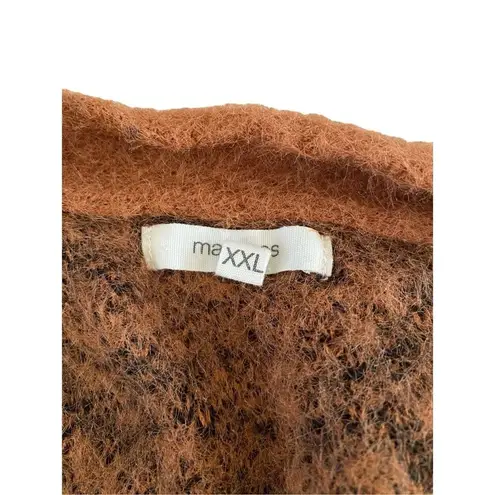 Maurice's  Leopard Print Cardigan Casual Career Workwear Winter