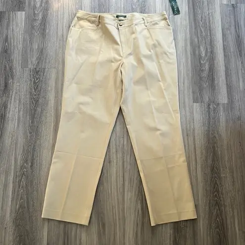 Ralph Lauren Lauren  Tan High Rise Pants 20W