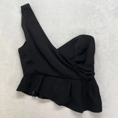 superdown  Karlie One Shoulder Top Black Women's Size Small Revolve