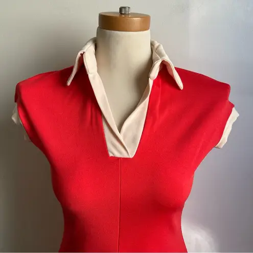Vintage 70s Ruffinwear Clovis Ruffin Red Short Sleeve A