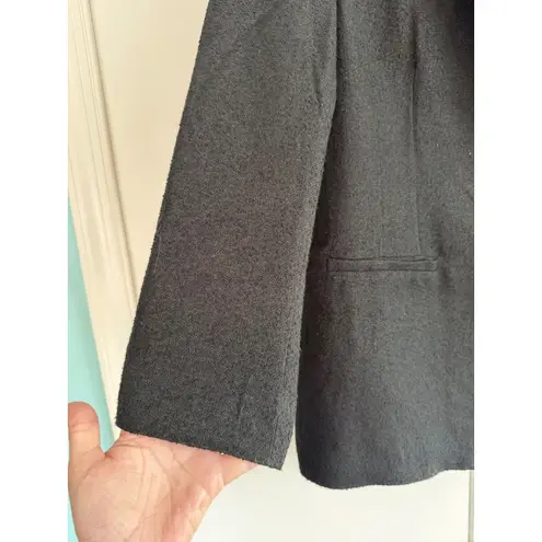 Hagger Black Textured Structured Blazer Size 14‎ | Classiccore | Dark Academia thumbnail 4