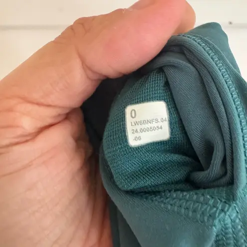 Lululemon  teal green Align Tank & Wunder Under Train High Rise Crop legging set - Image 12