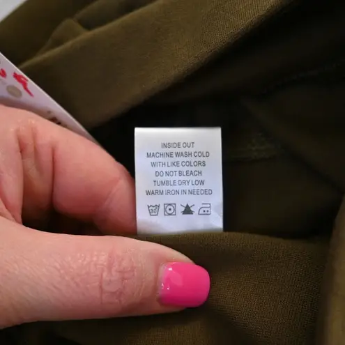 Coco + Carmen Womens S The Perfect Ponte Pant in Olive Green NEW