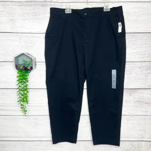 Old Navy NWT  Black OG Chino High Rise Ankle Pants Size XL