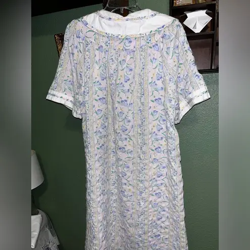 Vintage Coffee Time Mumu • house dress • gardening dress Size undefined