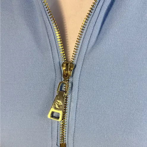Spartina 449 ♨️ Serena Half-Zip Pique Top — Azure (Sleeveless) Size XXS NEW 💛