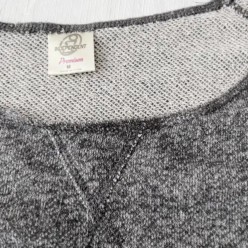 Independent Premium Gray Cut Neck Sweatshirt Size M
