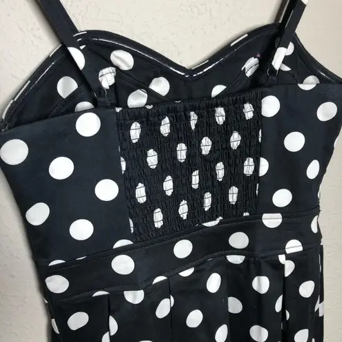 Marilyn Monroe  Black/White Polka Dot A Line Dress