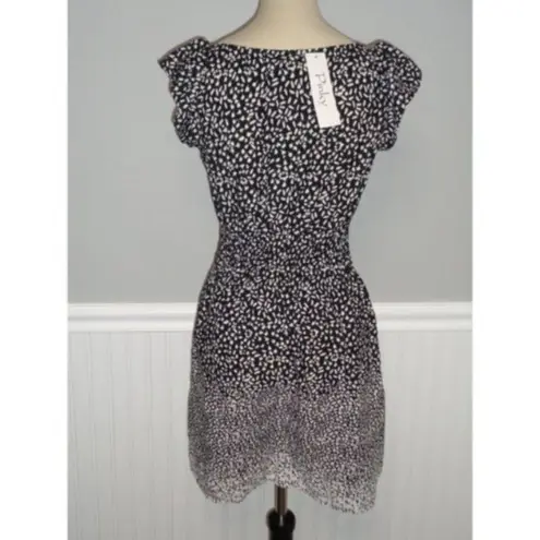 NEW "Pinky" girls Juniors size medium black/white cap sleeve dress Black