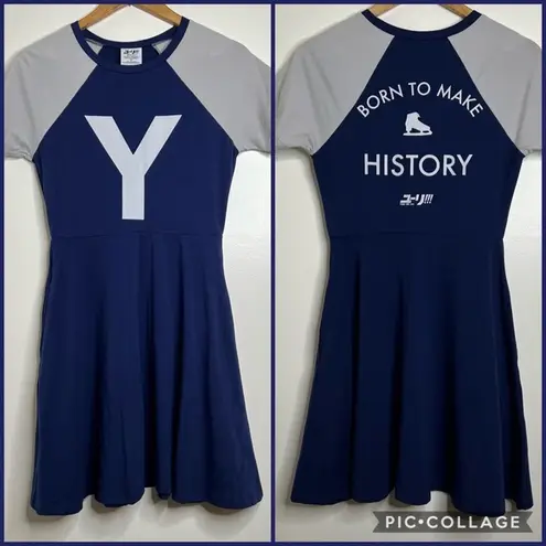 Hot Topic  Yuri on Ice Raglan Skater Dress Size Small Anime Cosplay Blue Gray
