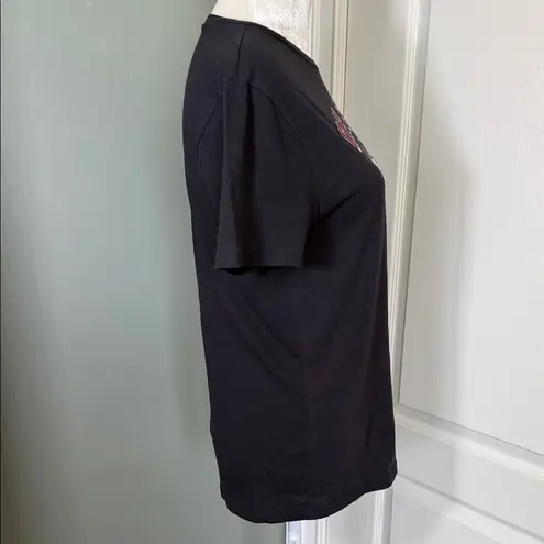 Old Navy  Women’s Graphic T-Shirt “Oh Snap” Gingerbread Black Size S Cotton Blend