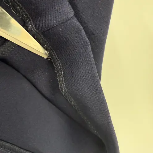 Liverpool Dress SZ 14/32 NWT Navy Zipper Detail Plus Curvy Sheath Sleeveless