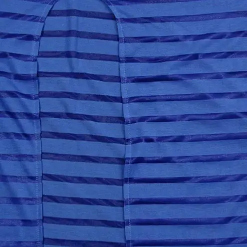 Royal Blue Jersey Stripe Semi