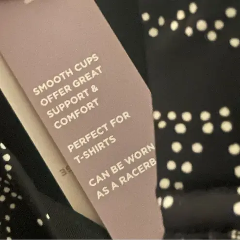 Ambrielle Everyday Full Coverage Bra 44DD Black White Floral Comfy Soft Size undefined