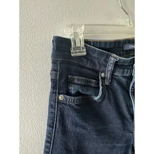 Calvin Klein Jeans Women's 27x30 Dark Wash Skinny Denim Mid Rise