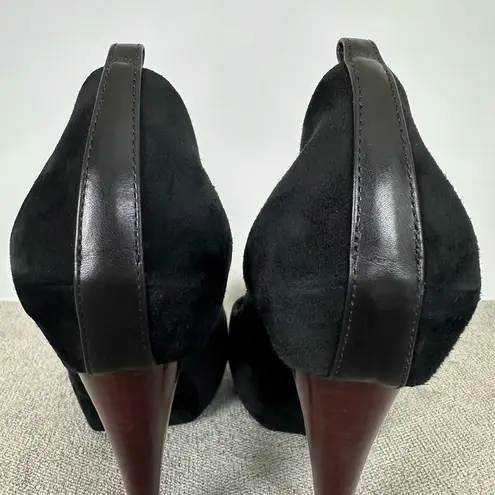 Giuseppe Zanotti Black Suede Heels