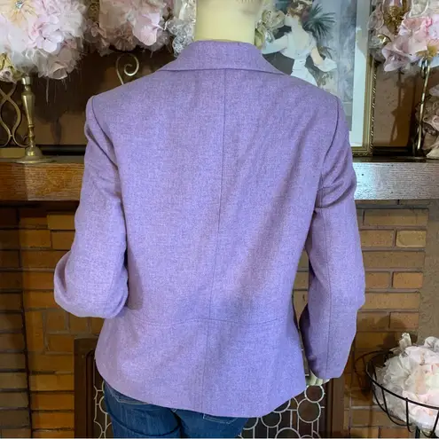 Talbots  LILAC PURPLE LAMBSWOOL BLAZER MADE IN ITALY PETITE (10P)