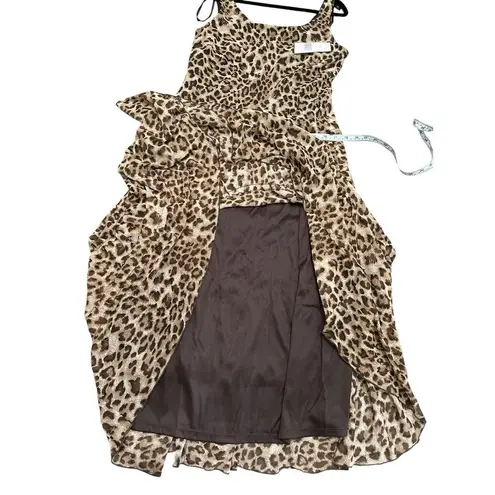 Jessica Howard Leopard Maxi Dress Size 10