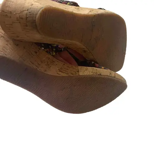 Zee Alexis Women's Size EUR 41 US 10 Woven Multicolor Sandals Purple