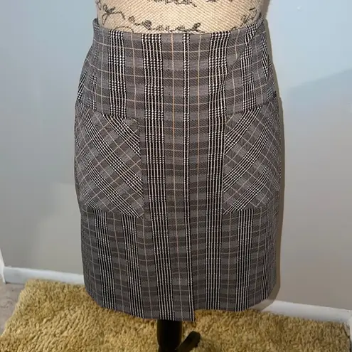 Soho Brown Pin Striped Mimi Skirt