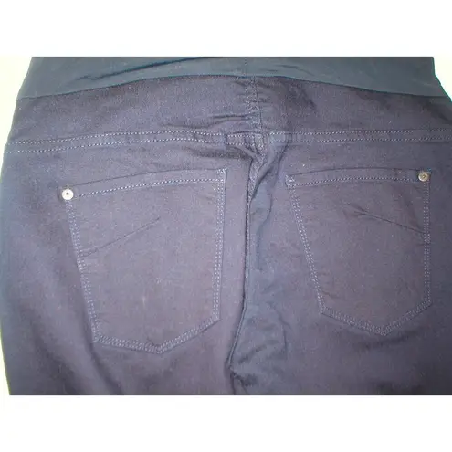 James Jeans New Womens NWT 185 Designer USA Maternity Twiggy Crop Pants 29 Black