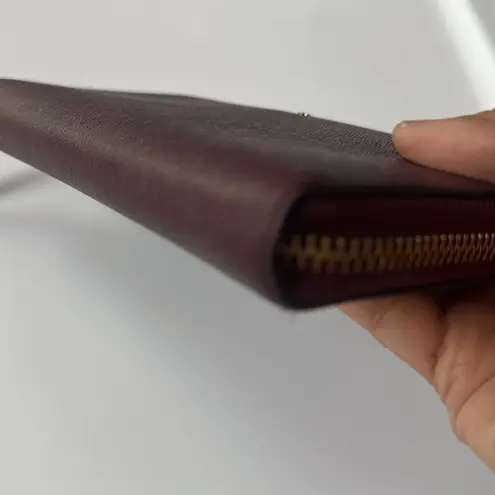 Kate Spade  Wallet Large Continental Burgundy Leather Multiple Card/Cash Slot