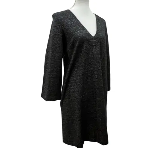 The White Company 10 Dress Minimalist Wool Retro 60s Style Classic Sparkle Shift Gray