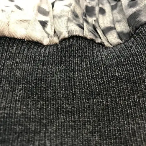 Salvatore Ferragamo Ferragamo Animal Print Cardigan Sweater Large