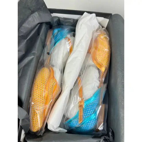 Dream Walkers Kusama Orange 38 Women's Flats Handmade in Spain Size 7.5