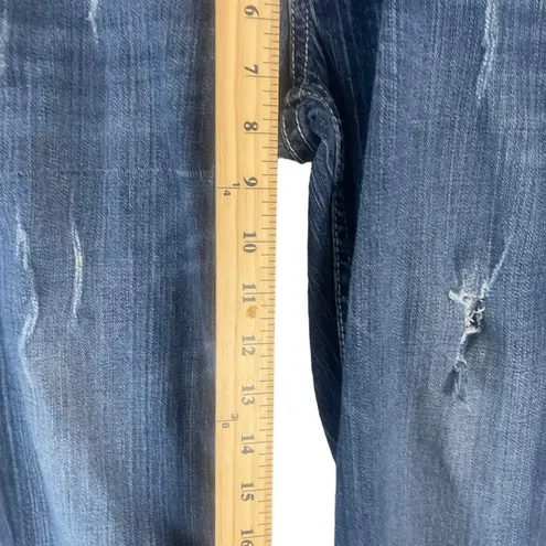 BKE Women's Size 28 Sabrina Western Medium Wash Capri Jeans