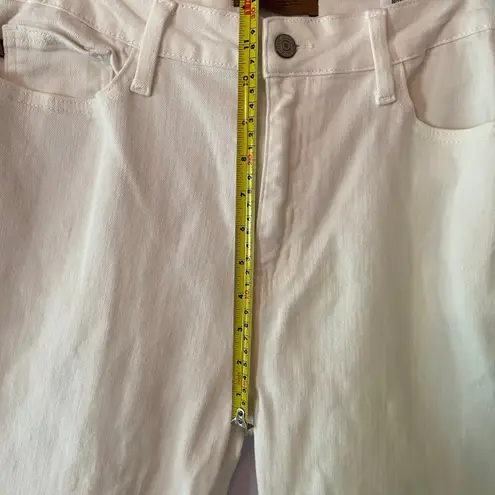 Judy Blue Boyfriend Fit White Jeans High Rise Straight Leg Women's size 15 / 32