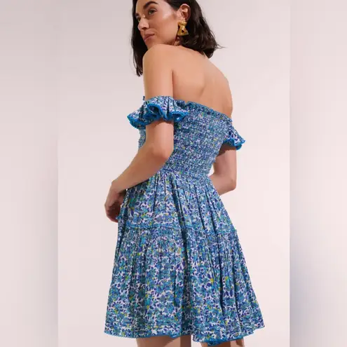 Poupette St. Barth Mini Dress Aurora Blue