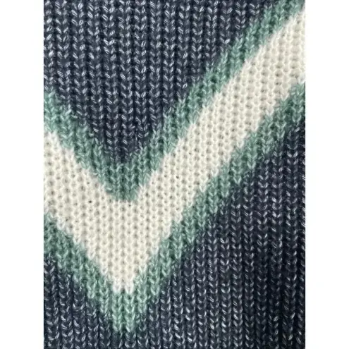 Abercrombie & Fitch  Women Size‎ Small Knit Sweater Dress Gray Navy Green Varsity