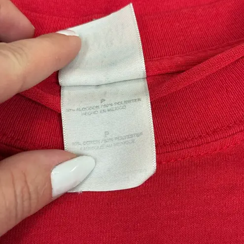 Vintage Lincoln Cross Country Red Graphic Tee Size Small, 50/50 Cotton Soft