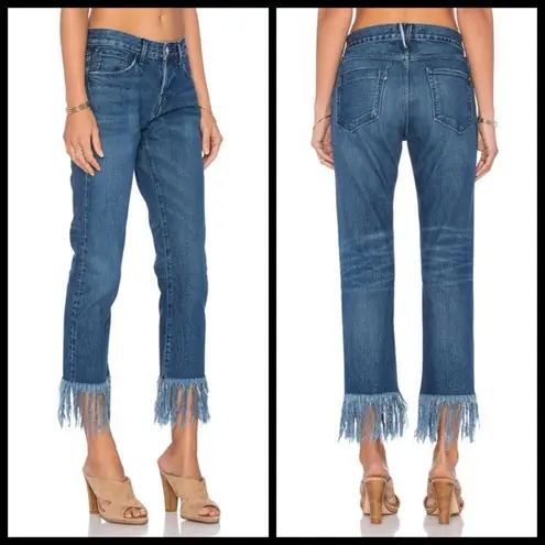 3x1 💕💕 Straight Crop Fringe Jean Button Fly High Waisted Cropped ~ Lima 27 NWT