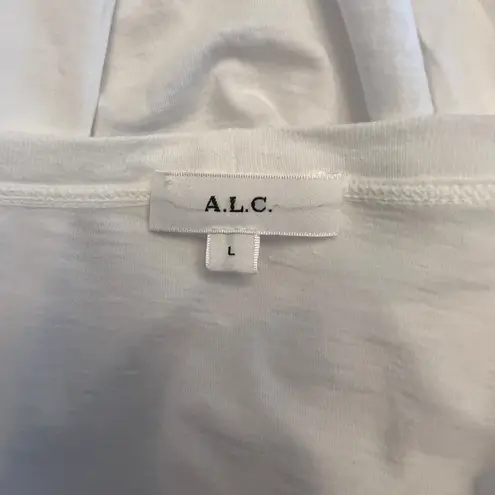 ALC Frank A.L.C. - Jordan Long Sleeve Surplice Tee Shirt Sz L