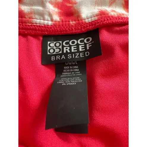 Coco reef Coral/Papaya Swim Bikini Bottom Large NWT