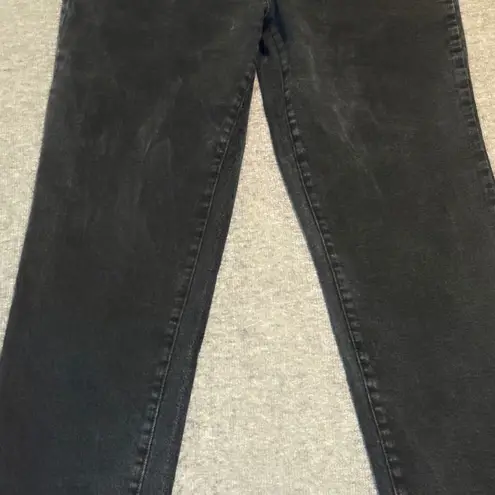 Jordache Black High Rise Straight Leg Jeans Womens Size 16