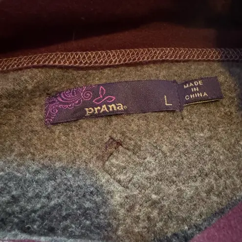 prAna Purple Wool Blend Mock Turtleneck Sweater