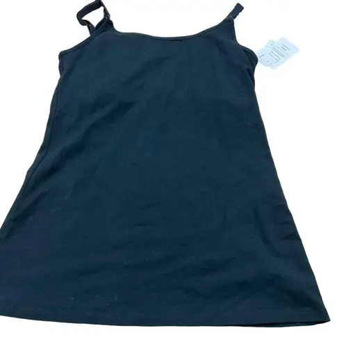 Auden Women's Black Unlined Nursing Cami With Nursing Clips