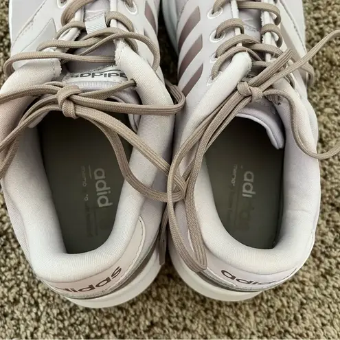 Adidas  Light Purple Rose Gold CloudFoam QT Racers Size Women’s 8 thumbnail 8