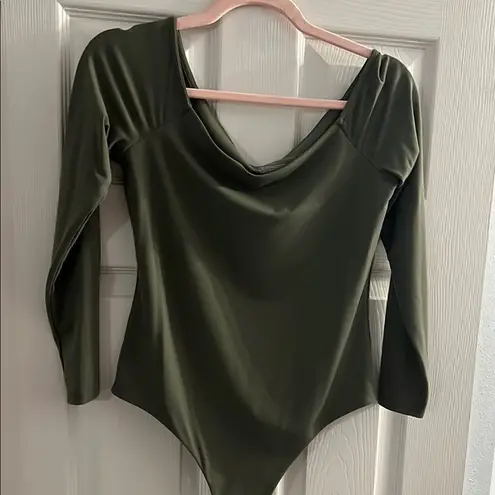 Nuuds Forest Green Bodysuit… new without tags…. Never worn Size L