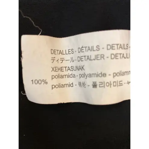 ZARA  Black Lace Sleeveless V Neck Cami Camisole One Piece Bodysuit Tank Top Sz M