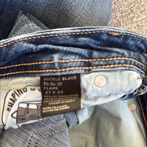 Buckle Women's Blue Flared Jeans